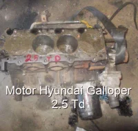 Motor Hyundai Galloper 2.5 Td