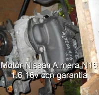 Motor Nissan Almera N16 1.6 16v con garantia