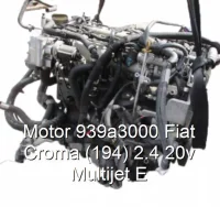 Motor 939a3000 Fiat Croma (194) 2.4 20v Multijet E