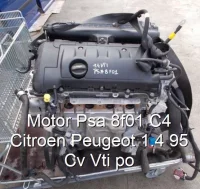 Motor Psa 8f01 C4 Citroen Peugeot 1.4 95 Cv Vti po