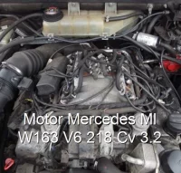 Motor Mercedes Ml W163 V6 218 Cv 3.2