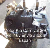 Motor Kia Carnival 2.9 Crdi 16v envio a toda Españ