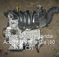 Motor G4EH Hyundai Accent (x3) 1.3 Gls (60 Cv)