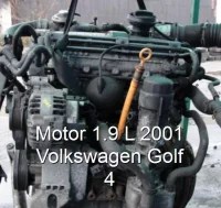 Motor 1.9 L 2001 Volkswagen Golf 4