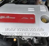 Motor 939a2.000 Alfa Romeo 159 1.9 Jtdm 150 Cv