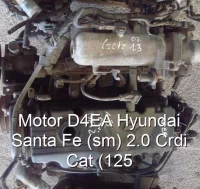 Motor D4EA Hyundai Santa Fe (sm) 2.0 Crdi Cat (125