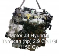 Motor J3 Hyundai Terracan (hp) 2.9 Crdi Gl (150 Cv