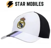 GORRA REAL MADRID BLANCA VIOLETA PRODUCTO OFICIAL