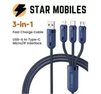 Cable triple carga rápida USB C IPHONE MICRO USB