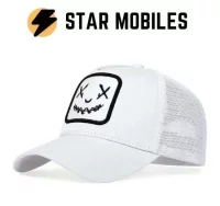 GORRA BLANCA BEISBOLERA SNAPBACK CON MALLA MODA