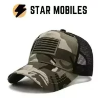 3 GORRAS BEISBOLERA SNAPBACK CON MALLA MILITAR