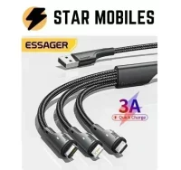 CABLE TRIPLE 3 EN 1 100W TYPE C 8 PIN MICRO USB