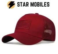 GORRA SNAPBACK CON MALLA ROJA REJILLA