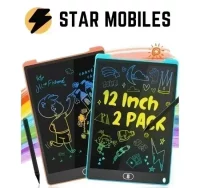 2 PIZARRAS TABLET LCD 12 PULGADAS INFANTIL DIBUJAR