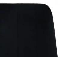 Sillas de comedor 2 unidades terciopelo negro