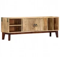 Mueble para TV de madera maciza de mango rugosa 11