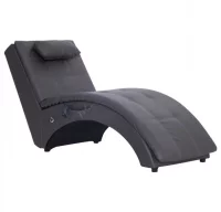 Diván de masaje con almohada de cuero sintético gr