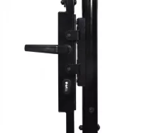 Puerta doble para valla con puntas de lanza 400x17