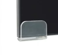 Soporte para TV/Elevador monitor cristal negro 70x
