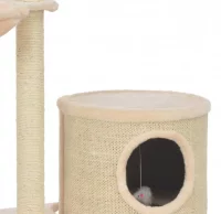 Rascador para gatos con postes de sisal 148 cm bei