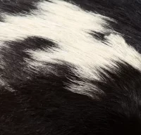 Taburete de cuero de cabra auténtico 60x30x50 cm