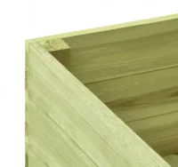 Jardinera de madera de pino impregnada 150x100x54