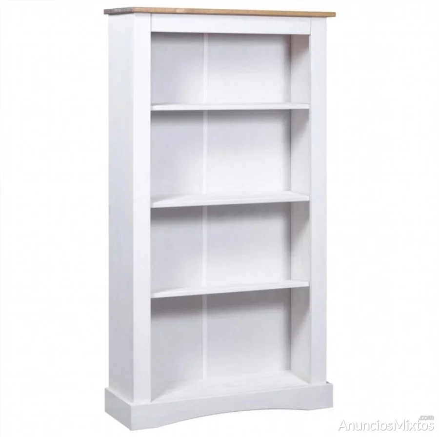 Estante 4 niveles pino mexicano Corona Range blanc