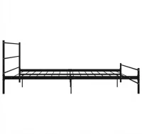 Estructura de cama de metal negro 180x200 cm