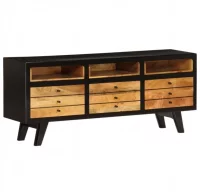 Mueble para la TV madera maciza de mango 120x30x50