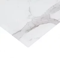 Tablero mesa cuadrado vidrio con textura mármol bl