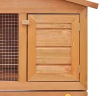 Casa de animales pequeños jaula conejera 3 puertas