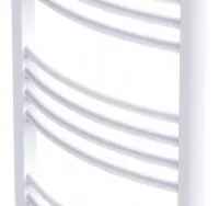 Radiador toallero de baño con rieles curvados 600