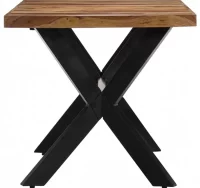 Mesa de comedor de madera maciza de sheesham 160x8