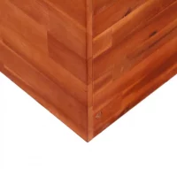 Jardinera de madera de acacia 100x100x100 cm