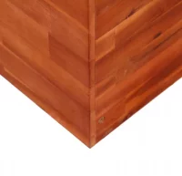 Jardinera de madera de acacia 150x100x100 cm
