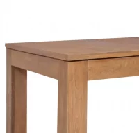 Mesa de comedor madera teca maciza acabado natural