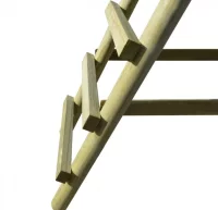 Set de columpios con escaleras 268x154x210 cm made