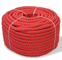 Cuerda marina de polipropileno 16 mm 250 m roja