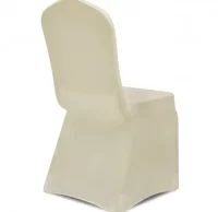 Funda de silla elástica 18 unidades color crema