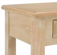 Mesa consola de madera 110x35x80 cm