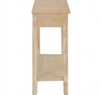 Mesa consola de madera 110x35x80 cm