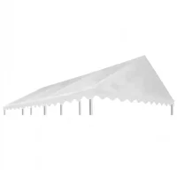 Funda de toldo de cenador PVC 500 g/m² 6x4 m blanc