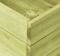 Jardinera de madera de pino impregnada 150x50x54 c