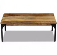 Mesa de centro madera de mango 100x60x35 cm