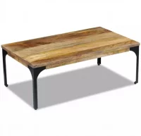 Mesa de centro madera de mango 100x60x35 cm