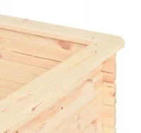 Jardinera de madera de pino 19 mm 450x50x80,5 cm