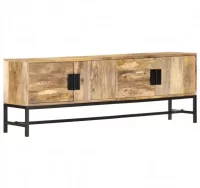 Mueble para TV de madera maciza de mango 140x30x50