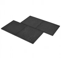 Losetas de goma protección de caídas 24 uds 50x50x