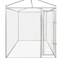 Perrera jaula de exterior con toldo 2x2x2,4 m