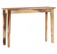 Mesa consola de madera maciza de sheesham 110x35x7